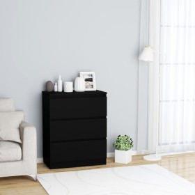 Sideboard aus schwarzem Sperrholz 60x35x76 cm von vidaXL, Sideboards - Ref: Foro24-801383, Preis: 83,96 €, Rabatt: %