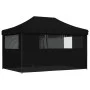 Pop-Up Folding Party Tent with 4 Black Side Walls by vidaXL, Tents and gazebos - Ref: Foro24-4004982, Price: 180,47 €, Discou...