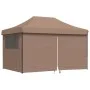 Pop-Up Folding Party Tent with 4 Side Walls Brown by vidaXL, Tents and gazebos - Ref: Foro24-4004980, Price: 176,36 €, Discou...