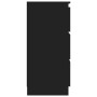 Aparador de madera contrachapada negro 60x35x76 cm de vidaXL, Aparadores - Ref: Foro24-801383, Precio: 83,79 €, Descuento: %