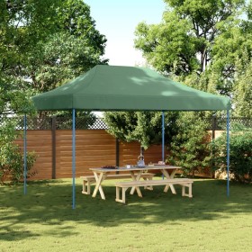 Tienda de fiesta plegable Pop-Up verde 410x279x315 cm