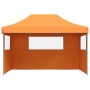 Pop-Up Faltpartyzelt 3 Seitenwände Orange von vidaXL, Zelte und Pavillons - Ref: Foro24-4005017, Preis: 188,35 €, Rabatt: %