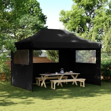 Pop-Up Folding Party Tent with 3 Black Side Walls by vidaXL, Tents and gazebos - Ref: Foro24-4005022, Price: 176,77 €, Discou...