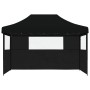 Pop-Up-Faltzelt mit 3 schwarzen Seitenwänden von vidaXL, Zelte und Pavillons - Ref: Foro24-4005022, Preis: 176,35 €, Rabatt: %