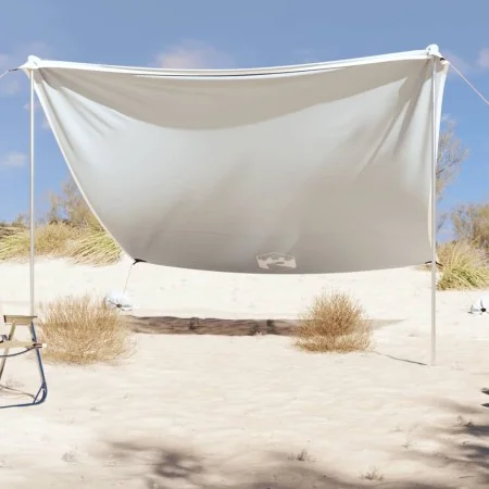 Beach awning with gray sand anchors 304x300 cm by vidaXL, tents - Ref: Foro24-4008646, Price: 95,67 €, Discount: %