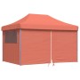 Pop-Up Folding Party Tent 4 Terracotta Side Walls by vidaXL, Tents and gazebos - Ref: Foro24-4005029, Price: 174,60 €, Discou...