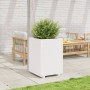 Jardinera madera maciza de pino blanco 50x50x72,5 cm de vidaXL, Maceteros y jardineras - Ref: Foro24-3282575, Precio: 187,61 €