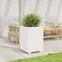 Jardinera madera maciza de pino blanco 50x50x72,5 cm de vidaXL, Maceteros y jardineras - Ref: Foro24-3282575, Precio: 185,25 ...