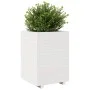 Jardinera madera maciza de pino blanco 50x50x72,5 cm de vidaXL, Maceteros y jardineras - Ref: Foro24-3282575, Precio: 185,25 ...