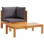 Garden sofa set with cushions 5 pieces solid acacia wood by vidaXL, Garden sets - Ref: Foro24-3214862, Price: 631,29 €, Disco...