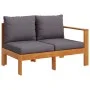 Garden sofa set with cushions 5 pieces solid acacia wood by vidaXL, Garden sets - Ref: Foro24-3214862, Price: 631,29 €, Disco...
