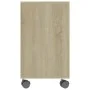 Beistelltisch aus eichenfarbenem Sperrholz, 70 x 35 x 55 cm von vidaXL, Seitentische - Ref: Foro24-802123, Preis: 48,38 €, Ra...