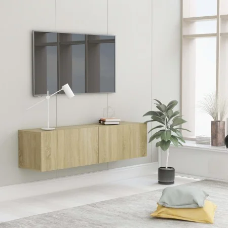 TV-Möbel Sperrholz Eiche Farbe 120x30x30 cm von vidaXL, TV-Möbel - Ref: Foro24-801493, Preis: 55,54 €, Rabatt: %