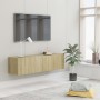 TV-Möbel Sperrholz Eiche Farbe 120x30x30 cm von vidaXL, TV-Möbel - Ref: Foro24-801493, Preis: 56,39 €, Rabatt: %