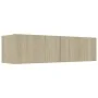 TV-Möbel Sperrholz Eiche Farbe 120x30x30 cm von vidaXL, TV-Möbel - Ref: Foro24-801493, Preis: 55,54 €, Rabatt: %