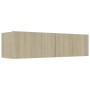 TV-Möbel Sperrholz Eiche Farbe 120x30x30 cm von vidaXL, TV-Möbel - Ref: Foro24-801493, Preis: 56,39 €, Rabatt: %