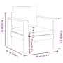 Garden sofa set with cushions 3 pieces solid acacia wood by vidaXL, Garden sets - Ref: Foro24-3214841, Price: 318,93 €, Disco...