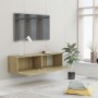 TV-Möbel Sperrholz Eiche Farbe 120x30x30 cm von vidaXL, TV-Möbel - Ref: Foro24-801493, Preis: 56,39 €, Rabatt: %