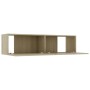 TV-Möbel Sperrholz Eiche Farbe 120x30x30 cm von vidaXL, TV-Möbel - Ref: Foro24-801493, Preis: 56,39 €, Rabatt: %