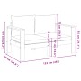 Gartensofa-Set mit Kissen 4-teilig aus massivem Akazienholz von vidaXL, Gartensets - Ref: Foro24-3214843, Preis: 428,79 €, Ra...