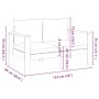 Gartensofa-Set mit Kissen 4-teilig aus massivem Akazienholz von vidaXL, Gartensets - Ref: Foro24-3214843, Preis: 462,06 €, Ra...