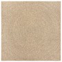 ZIZUR-Teppich in Jute-Optik für drinnen und draußen, 240 x 240 cm von vidaXL, Teppiche - Ref: Foro24-4006164, Preis: 153,62 €...