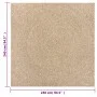 ZIZUR-Teppich in Jute-Optik für drinnen und draußen, 240 x 240 cm von vidaXL, Teppiche - Ref: Foro24-4006164, Preis: 153,62 €...