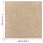 ZIZUR-Teppich in Jute-Optik für drinnen und draußen, 240 x 240 cm von vidaXL, Teppiche - Ref: Foro24-4006164, Preis: 153,62 €...