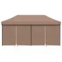 Pop-Up Folding Party Tent with 4 Side Walls Brown by vidaXL, Tents and gazebos - Ref: Foro24-4004956, Price: 261,92 €, Discou...