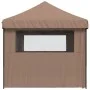 Pop-Up Folding Party Tent with 4 Side Walls Brown by vidaXL, Tents and gazebos - Ref: Foro24-4004956, Price: 261,92 €, Discou...