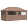 Pop-up-Faltzelt mit 4 Seitenwänden, braun von vidaXL, Zelte und Pavillons - Ref: Foro24-4004956, Preis: 257,40 €, Rabatt: %
