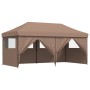 Pop-up-Faltzelt mit 4 Seitenwänden, braun von vidaXL, Zelte und Pavillons - Ref: Foro24-4004956, Preis: 257,40 €, Rabatt: %