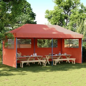 Pop-Up-Partyzelt, faltbar, 3 Terrakotta-Seitenwände von vidaXL, Zelte und Pavillons - Ref: Foro24-4004949, Preis: 210,37 €, R...