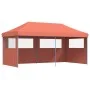 Pop-Up Folding Party Tent 3 Terracotta Side Walls by vidaXL, Tents and gazebos - Ref: Foro24-4004949, Price: 205,70 €, Discou...