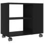 Black plywood side table 70x35x55 cm by vidaXL, Side tables - Ref: Foro24-802121, Price: 48,99 €, Discount: %