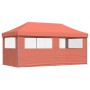 Pop-Up-Partyzelt, faltbar, 3 Terrakotta-Seitenwände von vidaXL, Zelte und Pavillons - Ref: Foro24-4004949, Preis: 210,37 €, R...