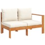 Garden sofa set with cushions 6 pieces solid acacia wood by vidaXL, Garden sets - Ref: Foro24-3214860, Price: 914,76 €, Disco...