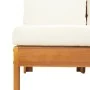 Gartensofa-Set mit Kissen 6-teilig aus massivem Akazienholz von vidaXL, Gartensets - Ref: Foro24-3214860, Preis: 875,74 €, Ra...