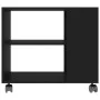 Mesa auxiliar de madera contrachapada negro 70x35x55 cm de vidaXL, Mesas auxiliares - Ref: Foro24-802121, Precio: 48,97 €, De...