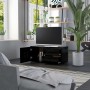 Sperrholz TV-Möbel schwarz 80x34x36 cm von vidaXL, TV-Möbel - Ref: Foro24-801851, Preis: 58,91 €, Rabatt: %