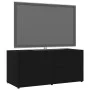 Sperrholz TV-Möbel schwarz 80x34x36 cm von vidaXL, TV-Möbel - Ref: Foro24-801851, Preis: 59,01 €, Rabatt: %