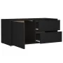 Sperrholz TV-Möbel schwarz 80x34x36 cm von vidaXL, TV-Möbel - Ref: Foro24-801851, Preis: 59,01 €, Rabatt: %
