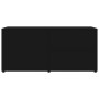 Sperrholz TV-Möbel schwarz 80x34x36 cm von vidaXL, TV-Möbel - Ref: Foro24-801851, Preis: 58,91 €, Rabatt: %