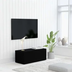 Mueble para TV madera contrachapada negro 80x34x30 cm de vidaXL, Muebles TV - Ref: Foro24-801860, Precio: 55,07 €, Descuento: %