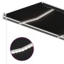 Manual retractable awning with LED anthracite gray 450x350 cm by vidaXL, Awnings - Ref: Foro24-3069004, Price: 464,07 €, Disc...
