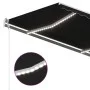 Manual retractable awning with LED anthracite gray 450x350 cm by vidaXL, Awnings - Ref: Foro24-3069004, Price: 401,73 €, Disc...