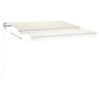 Manuell einziehbare Markise mit cremefarbenem LED-Licht 4,5 x 3 m von vidaXL, Markisen - Ref: Foro24-3069962, Preis: 498,67 €...