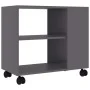 Gray 70x35x55 cm engineered wood side table by vidaXL, Side tables - Ref: Foro24-802122, Price: 34,88 €, Discount: %