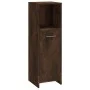 3-teiliges Badezimmermöbel-Set aus geräuchertem Eichensperrholz von vidaXL, Badezimmermöbel - Ref: Foro24-3154406, Preis: 89,...