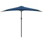 Semicircular balcony umbrella with blue aluminum pole 300x155x223 cm by vidaXL, Umbrellas - Ref: Foro24-312505, Price: 57,37 ...